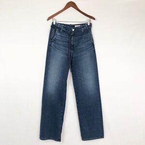 AG Adriano Goldschmeid Kora Belted High Rise‎ Wide Leg Cloud Soft Denim Size 26